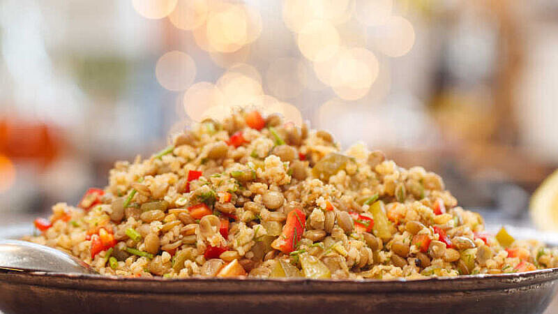 Siyez Bulgurlu Salata Tarifi - 1